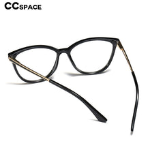 Load image into Gallery viewer, 48107 Plastic Titanium Glasses Frames Retro Cat Eye Ultralight Men Women Optical Computer Glasses