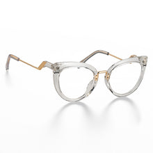 Load image into Gallery viewer, 48113 Cat Eye Anti-blue Light Plastic Titanium Glasses Frames Retro Ultralight Men Women Optical Computer EyeGlasses