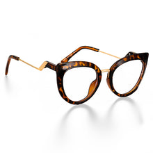 Load image into Gallery viewer, 48113 Cat Eye Anti-blue Light Plastic Titanium Glasses Frames Retro Ultralight Men Women Optical Computer EyeGlasses