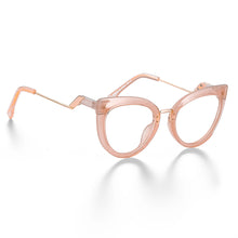 Load image into Gallery viewer, 48113 Cat Eye Anti-blue Light Plastic Titanium Glasses Frames Retro Ultralight Men Women Optical Computer EyeGlasses
