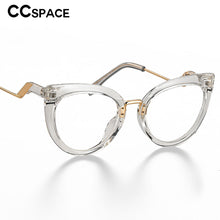 Load image into Gallery viewer, 48113 Cat Eye Anti-blue Light Plastic Titanium Glasses Frames Retro Ultralight Men Women Optical Computer EyeGlasses