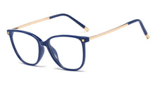 Load image into Gallery viewer, 48126 Anti-Blue Light Plastic Titanium Glasses Frames Retro Round Rivet Men Women Optical Computer Eyeglasses