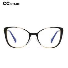 Load image into Gallery viewer, 48133 Women Optical Cat Eye Metal Glasses Frames Anti-blue Light Computer Glasses