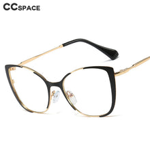 Load image into Gallery viewer, 48133 Women Optical Cat Eye Metal Glasses Frames Anti-blue Light Computer Glasses