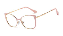 Load image into Gallery viewer, 48133 Women Optical Cat Eye Metal Glasses Frames Anti-blue Light Computer Glasses