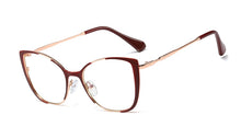 Load image into Gallery viewer, 48133 Women Optical Cat Eye Metal Glasses Frames Anti-blue Light Computer Glasses