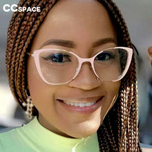 Load image into Gallery viewer, 48133 Women Optical Cat Eye Metal Glasses Frames Anti-blue Light Computer Glasses