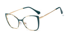 Load image into Gallery viewer, 48133 Women Optical Cat Eye Metal Glasses Frames Anti-blue Light Computer Glasses