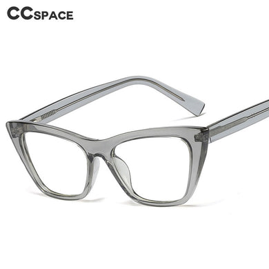 48138 Women Anti-blue Light Cat Eye Plastic Titanium Glasses Frames Optical Computer Glasses