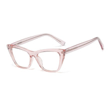 Load image into Gallery viewer, 48138 Women Anti-blue Light Cat Eye Plastic Titanium Glasses Frames Optical Computer Glasses