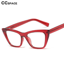 Load image into Gallery viewer, 48138 Women Anti-blue Light Cat Eye Plastic Titanium Glasses Frames Optical Computer Glasses