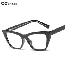 Load image into Gallery viewer, 48138 Women Anti-blue Light Cat Eye Plastic Titanium Glasses Frames Optical Computer Glasses