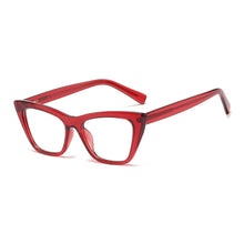 Load image into Gallery viewer, 48138 Women Anti-blue Light Cat Eye Plastic Titanium Glasses Frames Optical Computer Glasses