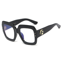 Load image into Gallery viewer, 48142 Oversized Square Anti Blue Light Glasses Frames Retro Men Women Computer Eyeglasses