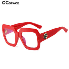 Load image into Gallery viewer, 48142 Oversized Square Anti Blue Light Glasses Frames Retro Men Women Computer Eyeglasses
