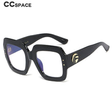 Load image into Gallery viewer, 48142 Oversized Square Anti Blue Light Glasses Frames Retro Men Women Computer Eyeglasses