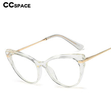 Load image into Gallery viewer, 48146 Cat Eye Anti blue light Plastic Titanium Retro Women Optical Glasses Frames Computer Glasses