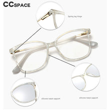 Load image into Gallery viewer, 48148 Cat Eye Anti Blue Light Square Plastic Titanium Glasses Frames Men Women Optical Computer Glasses