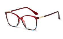 Load image into Gallery viewer, 48148 Cat Eye Anti Blue Light Square Plastic Titanium Glasses Frames Men Women Optical Computer Glasses