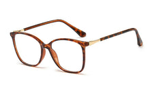 Load image into Gallery viewer, 48148 Cat Eye Anti Blue Light Square Plastic Titanium Glasses Frames Men Women Optical Computer Glasses