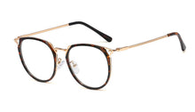 Load image into Gallery viewer, 48150 Cat Eye Retro Plastic Titanium Anti-Blue Light Glasses Frames Women Optical Computer EyeGlasses