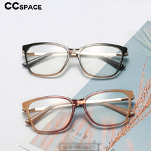 Load image into Gallery viewer, 48152 Retro Cat Eye Plastic Titanium Anti Blue Light Glasses Frames Ultralight Men Women Optical Computer Glasses