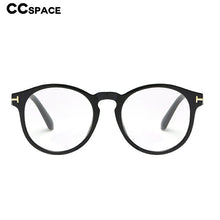 Load image into Gallery viewer, 48153 Round Plastic Titanium Glasses Frames Ultralight Cat Eye Men Women Optical Computer Glasses