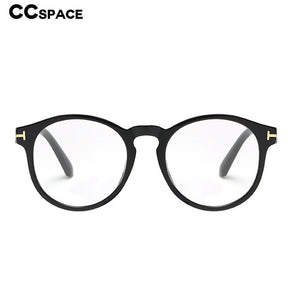 48153 Round Plastic Titanium Glasses Frames Ultralight Cat Eye Men Women Optical Computer Glasses