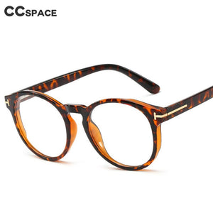 48153 Round Plastic Titanium Glasses Frames Ultralight Cat Eye Men Women Optical Computer Glasses