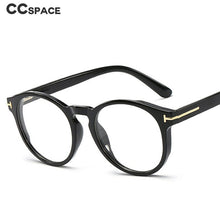 Load image into Gallery viewer, 48153 Round Plastic Titanium Glasses Frames Ultralight Cat Eye Men Women Optical Computer Glasses