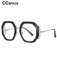 Load image into Gallery viewer, 48154 Oversized Brand Glasses Frames Polygon Anti Blue Men Women Optical Computer Glasses