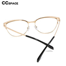 Load image into Gallery viewer, 48157 Plastic Titanium Metal Glasses Frames Cat Eye Ultralight Men Women Optical Computer Glasses