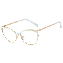 Load image into Gallery viewer, 48157 Plastic Titanium Metal Glasses Frames Cat Eye Ultralight Men Women Optical Computer Glasses