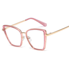 Load image into Gallery viewer, 48162 Retro Anti Blue Light Glasses Frames Simple Men Women Optical Computer Glasses