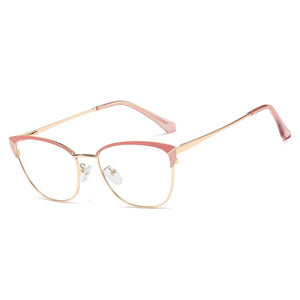 48165 Cat Eye Ultralight Glasses Frames Retro Men Women Optical Computer Glasses