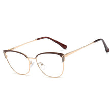 Carica l&#39;immagine nel visualizzatore di Gallery, 48165 Cat Eye Ultralight Glasses Frames Retro Men Women Optical Computer Glasses