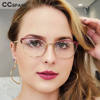 48165 Cat Eye Ultralight Glasses Frames Retro Men Women Optical Computer Glasses