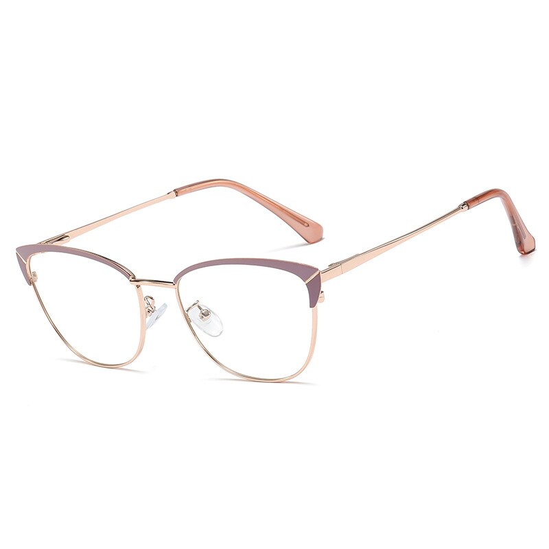 48165 Cat Eye Ultralight Glasses Frames Retro Men Women Optical Computer Glasses
