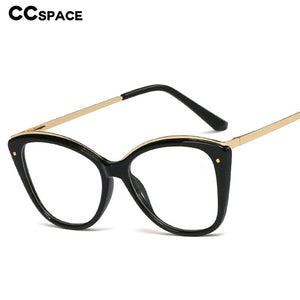 48168 Square Plastic Titanium Anti-blue Light Glasses Frames Ultralight Cat Eye Men Women Optical Computer EyeGlasses