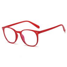 Load image into Gallery viewer, 48176 Vintage Cat Eye Plastic Titanium Glasses Frames Ultralight Men Women Optical Computer Glasses