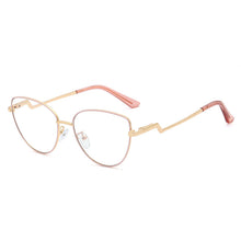 Load image into Gallery viewer, 48177 Retro Cat Eye Metal Optical Glasses Frames Women Ultralight Computer Glasses