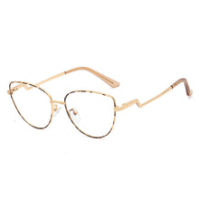 Load image into Gallery viewer, 48177 Retro Cat Eye Metal Optical Glasses Frames Women Ultralight Computer Glasses