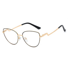 Load image into Gallery viewer, 48177 Retro Cat Eye Metal Optical Glasses Frames Women Ultralight Computer Glasses
