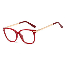 Load image into Gallery viewer, 48178 TR90 Square Cat Eye Glasses Frames Retro Women Optical Computer Glasses