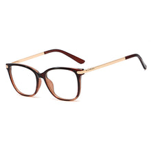Load image into Gallery viewer, 48178 TR90 Square Cat Eye Glasses Frames Retro Women Optical Computer Glasses