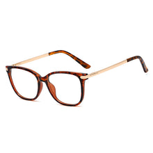 Load image into Gallery viewer, 48178 TR90 Square Cat Eye Glasses Frames Retro Women Optical Computer Glasses