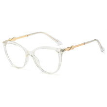 Load image into Gallery viewer, 48179 TR90 Anti-Blue Light Cat Eye Glasses Frames Spring Legs Retro Men Women Optical Computer EyeGlasses