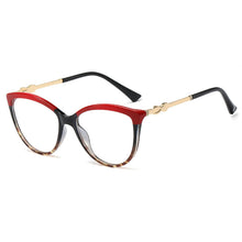 Load image into Gallery viewer, 48179 TR90 Anti-Blue Light Cat Eye Glasses Frames Spring Legs Retro Men Women Optical Computer EyeGlasses