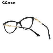 Load image into Gallery viewer, 48179 TR90 Anti-Blue Light Cat Eye Glasses Frames Spring Legs Retro Men Women Optical Computer EyeGlasses