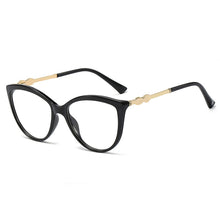 Load image into Gallery viewer, 48179 TR90 Anti-Blue Light Cat Eye Glasses Frames Spring Legs Retro Men Women Optical Computer EyeGlasses